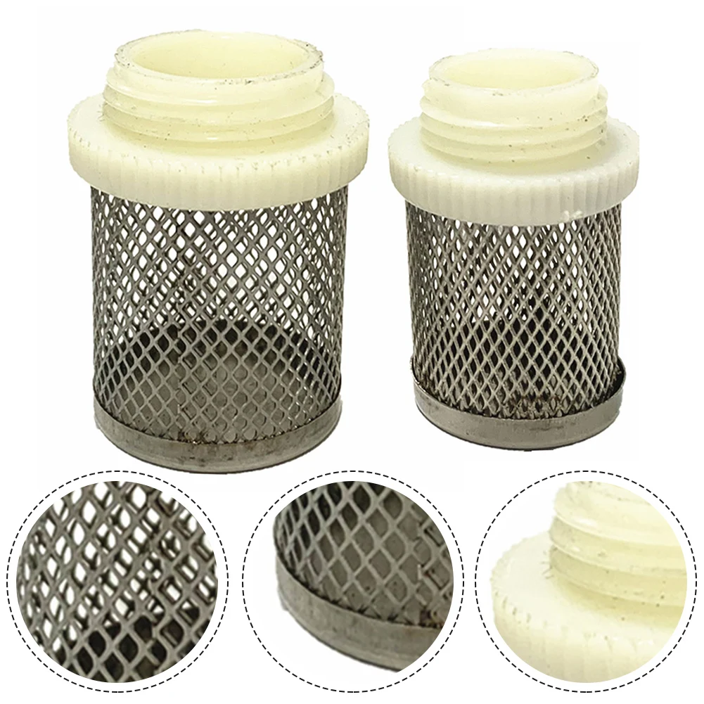 Tête De Filtre Aspiration Acier Inoxydable 50mm Avec Raccord PVC - Filtre Valve à Pied
