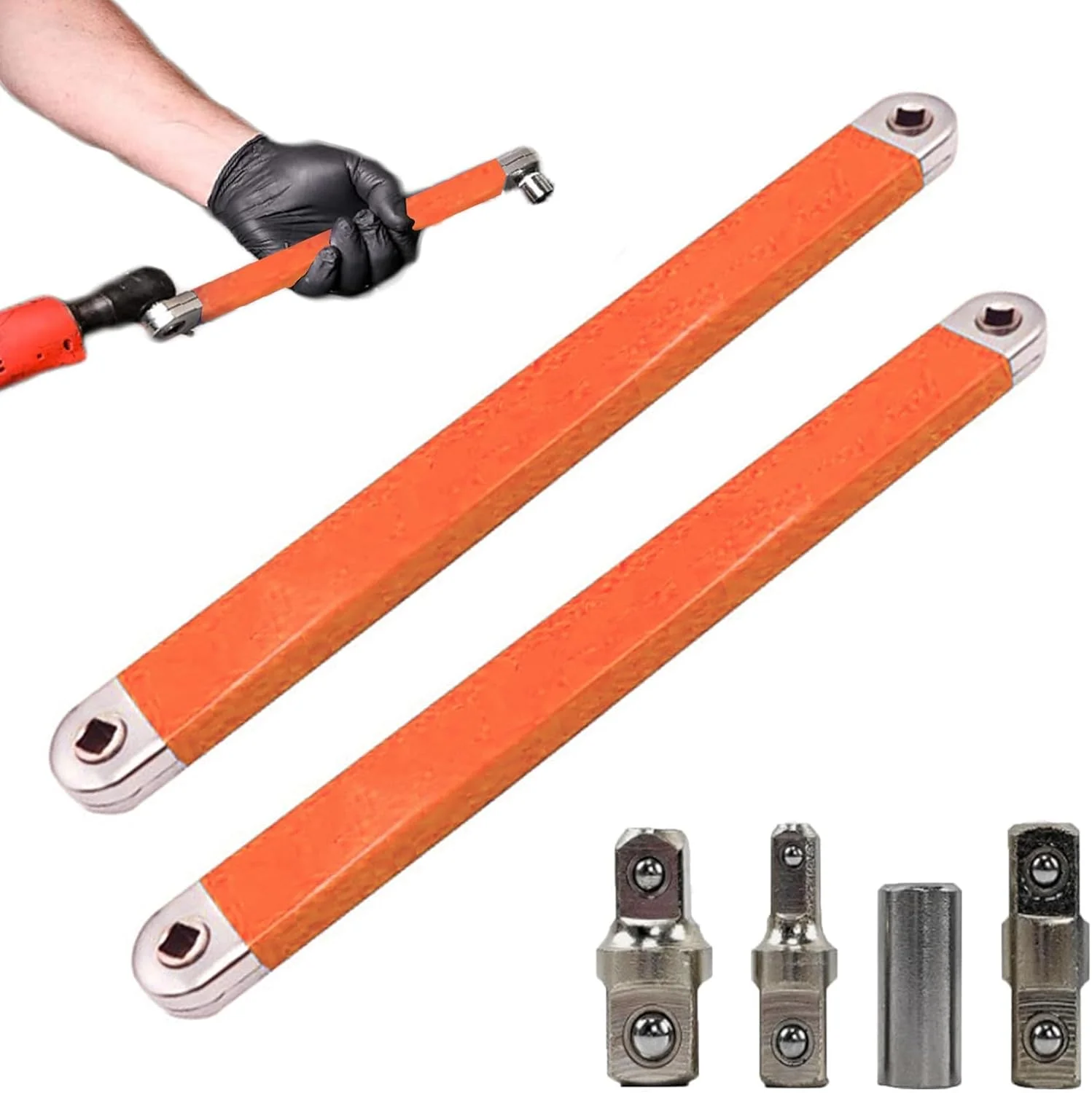 Douille multifonctionnelle pour le travail dans les espaces assiste, outil à main de voiture de garage, rallonge décalée, prêt à l'impact, DonsMultifunctionSpblown