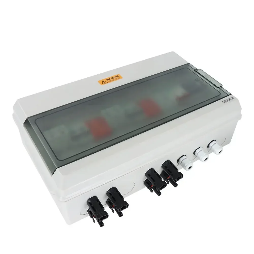 Caja combinadora de batería de matriz Solar Pv WSDB-PV2/2, resistente al agua, a prueba de polvo, 2 entradas, 2 salidas, 2 cuerdas, CA CC para sistema de energía de Panel Solar