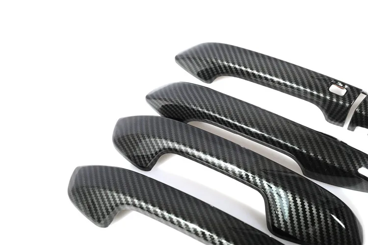 RHD لكيا Ceed 3 Cee'd Cee D SW Proceed 2018- 2021 ألياف الكربون غطاء مقبض باب السيارة ملصق الكسوة اكسسوارات التصميم