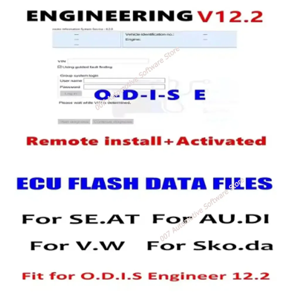 2025 Odis Engineering ECU Firmware Flash Data Files V.W A.U.D.I für S.E.A.T S.K.O.D.A + Odis-E V12.2.0 Software
