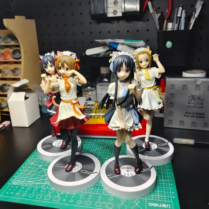 Originele Trio-Try-It K-On! Tsumugi Kotobuki Mugi Ritsu Tainaka Standbeeld Collectible Anime Action Figure Model Speelgoed Ornament Geschenken