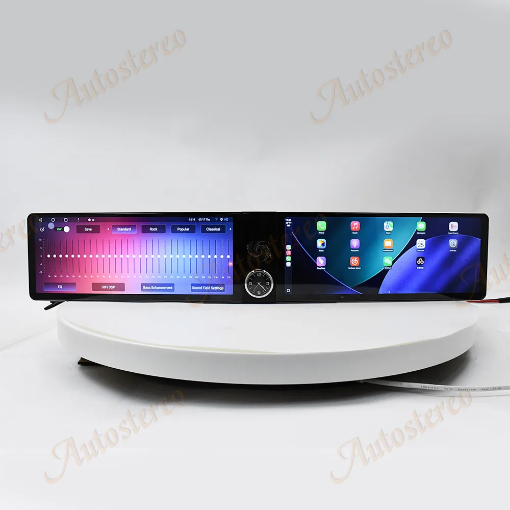 شاشة مزدوجة 12.3 بوصة كوالكوم سيارة نظام تحديد المواقع أندرويد 14 الملاحة لمازدا أكسيلا 2014-2019 رئيس وحدة مشغل وسائط متعددة راديو السيارة Aut #5