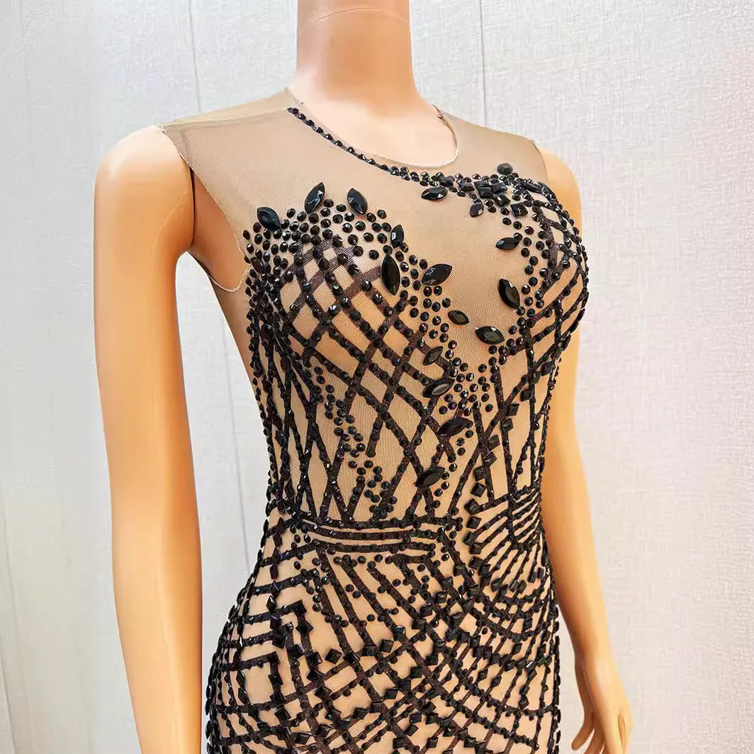 مزاجه عالية الخصر يظهر الشكل ضئيلة ورقيقة تنورة طويلة مأدبة الحدث فستان الحفلات KTV عيد ميلاد فستان رسمي قصير الشمبانيا #5