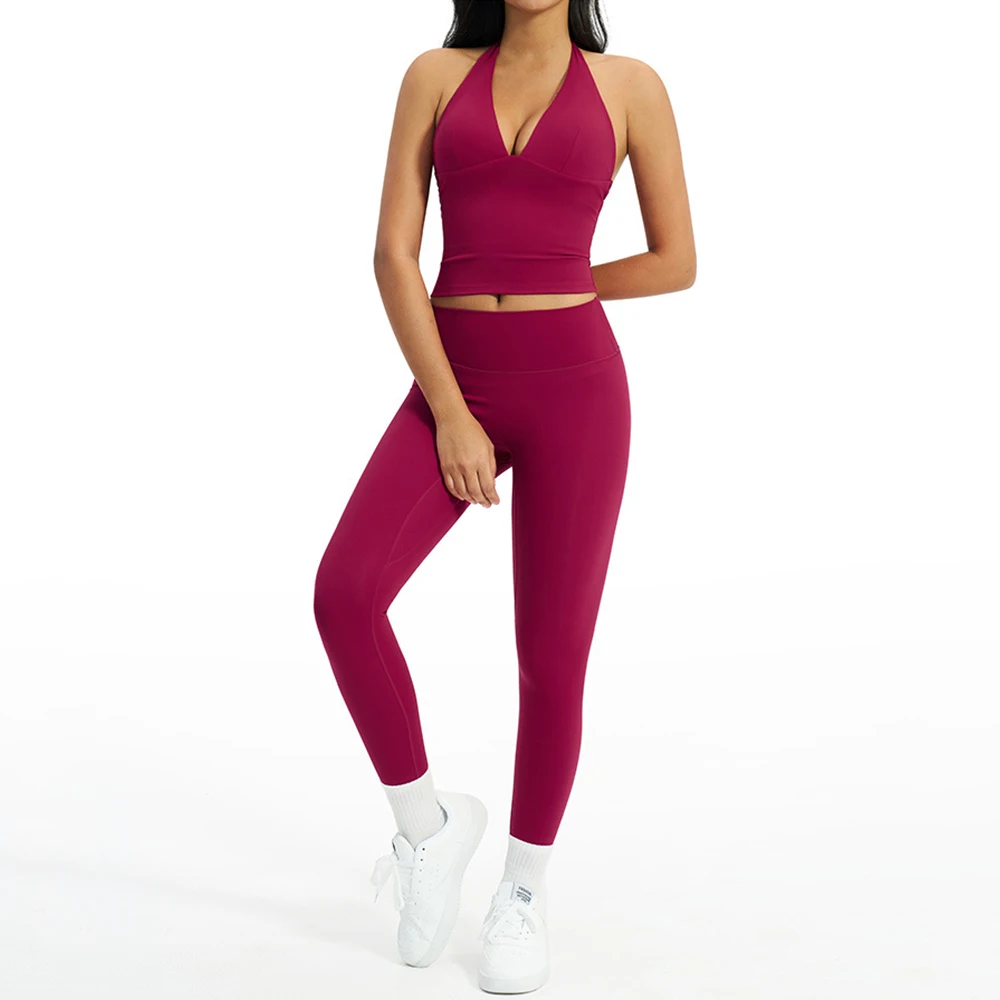 Women Tight Yoga Sets Gym Workout Clothes Sports Suit High Elasticity Fitness Sets Female Outdoor Tracksuits Running Sportswear