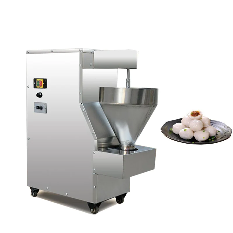 

Electric Beef Meatball Maker Machine Minced Meat Sliced Fish Fillet Kitchen Commercial Fish Ball Forming Machine 220V