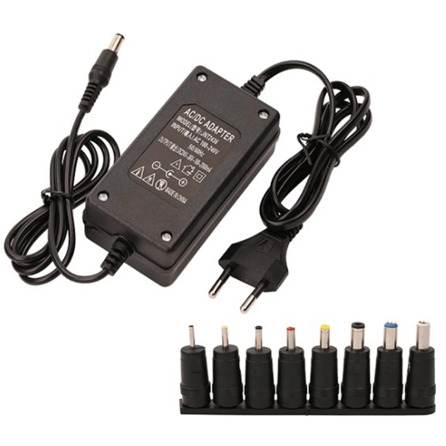 24-36V with 8 Adapters 72W Adjustable Speed Switching Power Supply Adjustable Universal AC DC Power Adapter EU