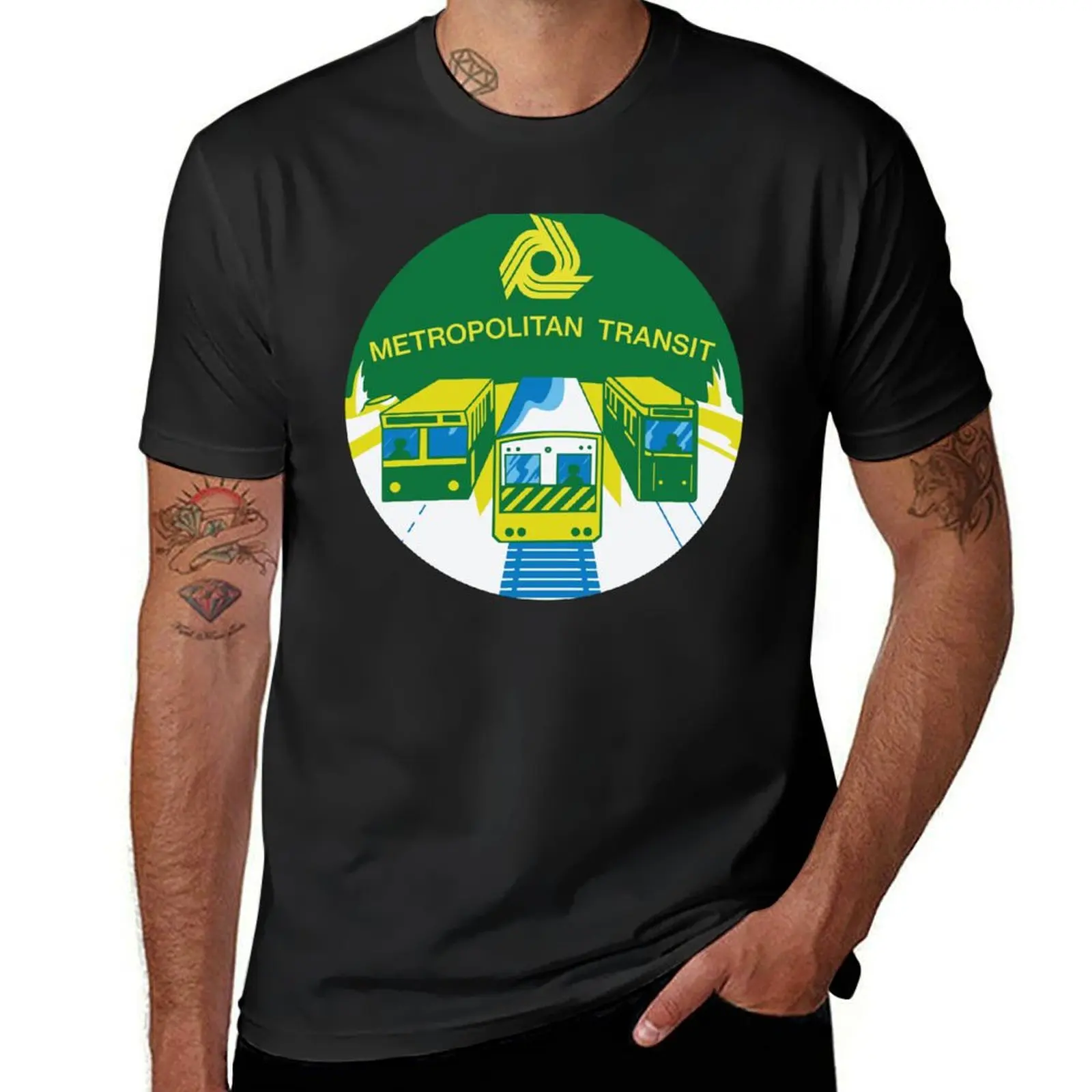 

Metropolitan Transit Authority Melbourne Badge T-Shirt customizeds vintage cute tops tees mens white t shirts