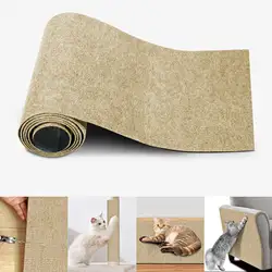 Cat Scratch Mat Furniture Protector,Cat Wall Stracther Cat Scratching Mat self-Adhesive,Cat Carpet remnants,Replacement Parts fo