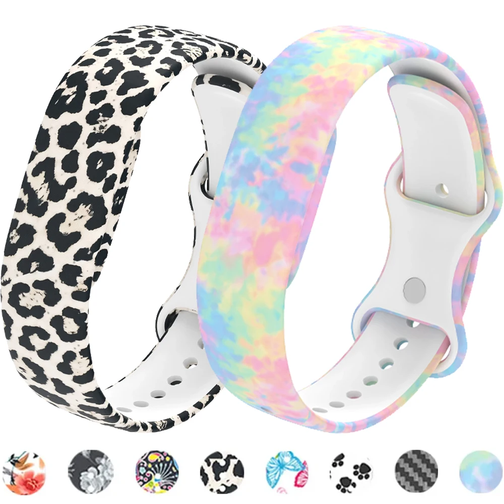 Printed Painted Silicone Strap for Google Fitbit Air Fashion Bracelet Replacement Wristband for Google Fitbit Air Band Correa