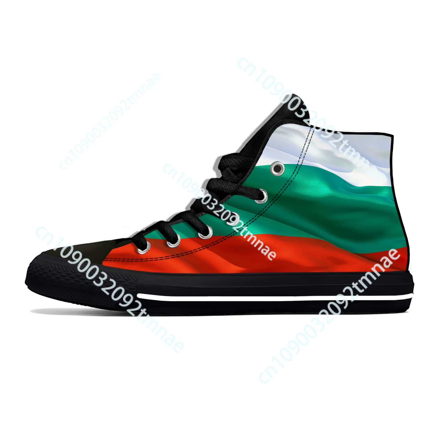 Hot Bulgaria Bulgarian Flag Republic Patriotic Casual Shoes High Top Lightweight Men Women Sneakers Breathable Custom Shoes