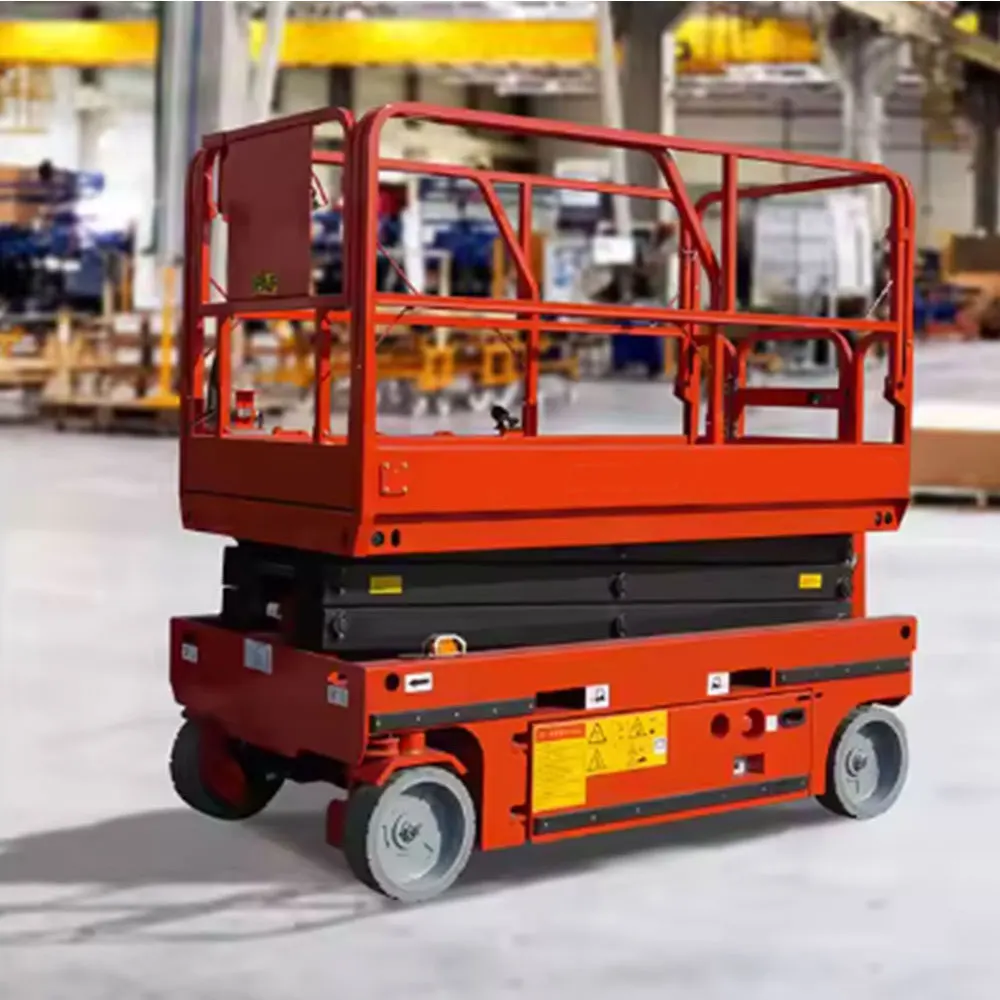 Electric Vertical Lifting Platform, Hydraulic Scissor Boom Lift & Mobile Scissor Lift for High-Altitude Work view 5