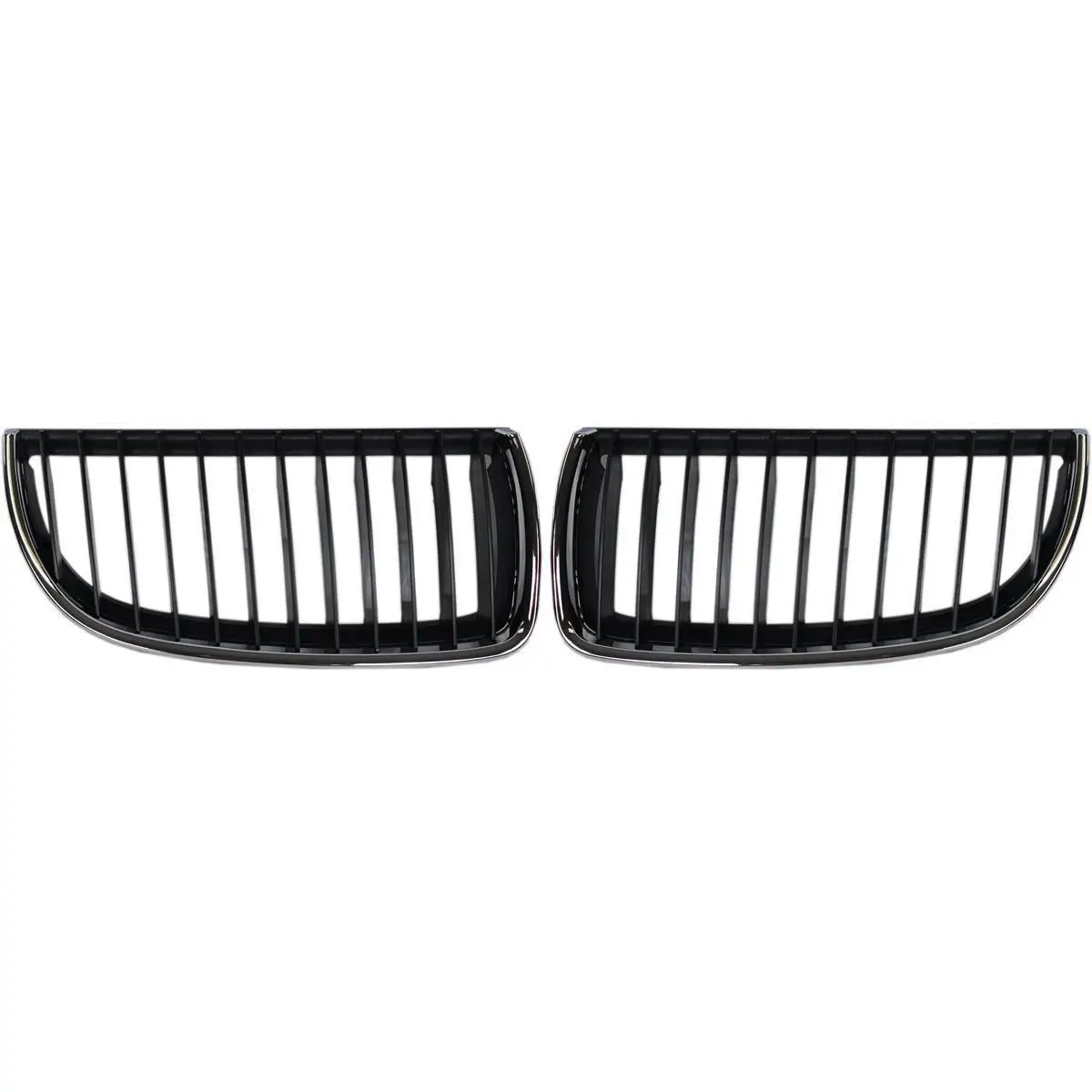 

Chrome Black Grille 51137120007 & 51137120008 for 2004-2008 BMW 3 Series E90/E91 328i 335i 325xi BM1200168 & BM1200167