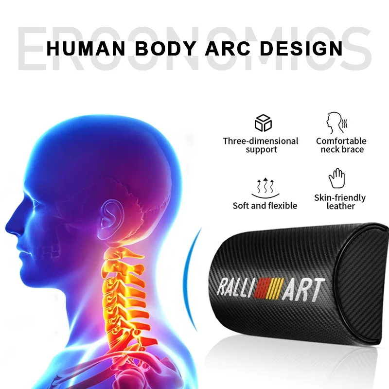 مسند رأس لمقعد السيارة وسادة دعم وسادة رغوة الذاكرة العالمي صالح لميتسوبيشي ASX باجيرو ديليكا جالانت وغيرها من الموديلات #4