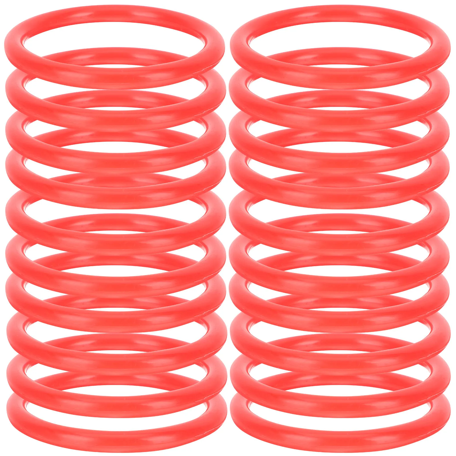 

24Pcs Carnival Toss Rings Outdoor Colorful Throwing Rings for Kids Party Game Favor Interactive Fun Kids Toy Game Tossing Toys