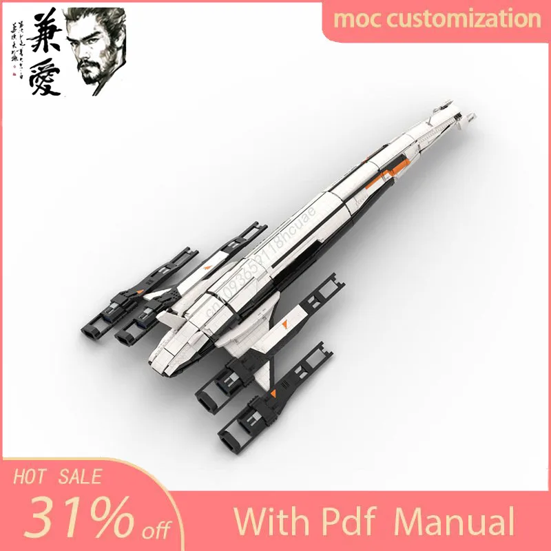 

3884PCS MOC Normandy SR-2 Mass Effect 2 Space Series Model Building Block Diy Creative Assembly Educational Bricks Toys Kid Gift