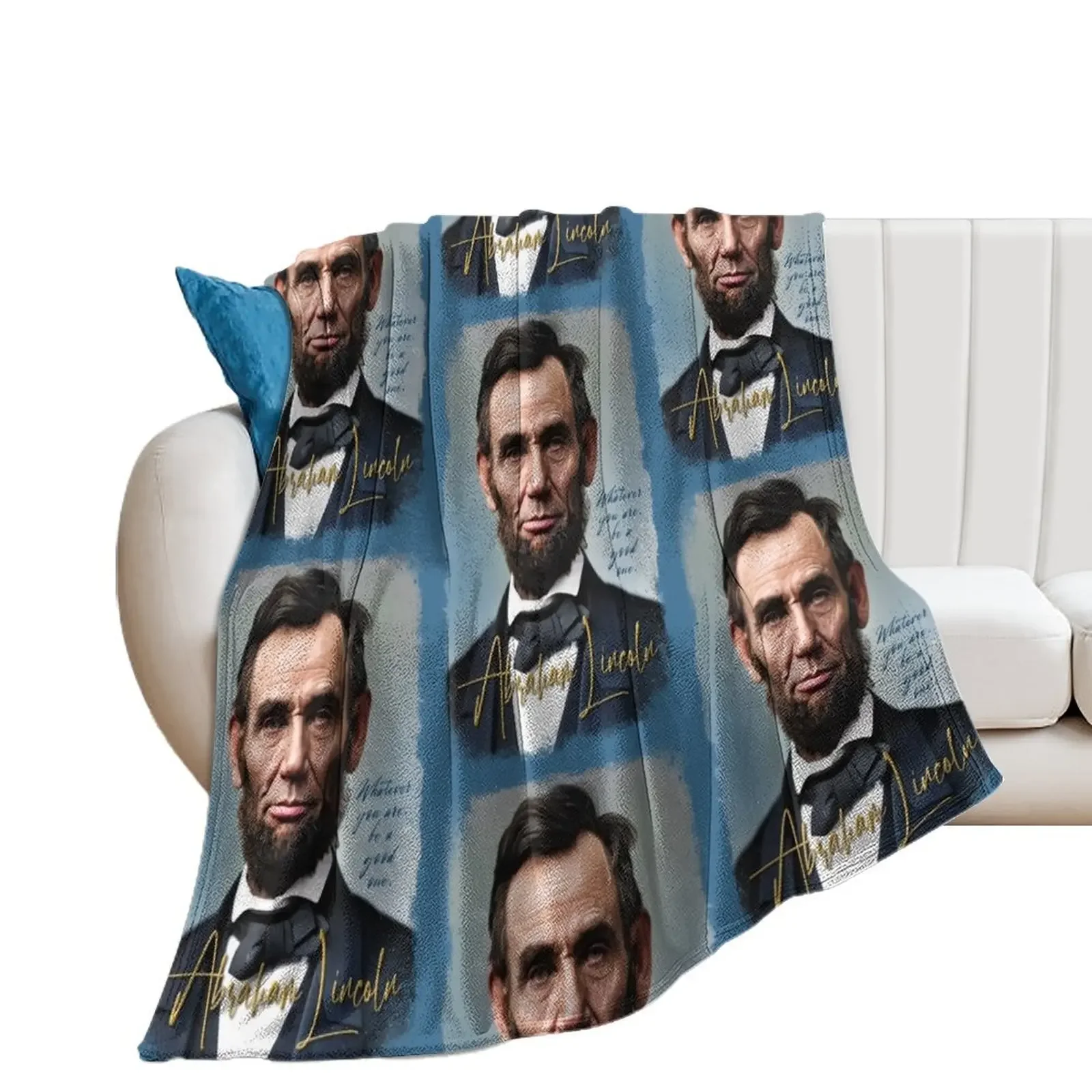 

Abraham Lincoln Throw Blanket valentine gift ideas Moving Blankets