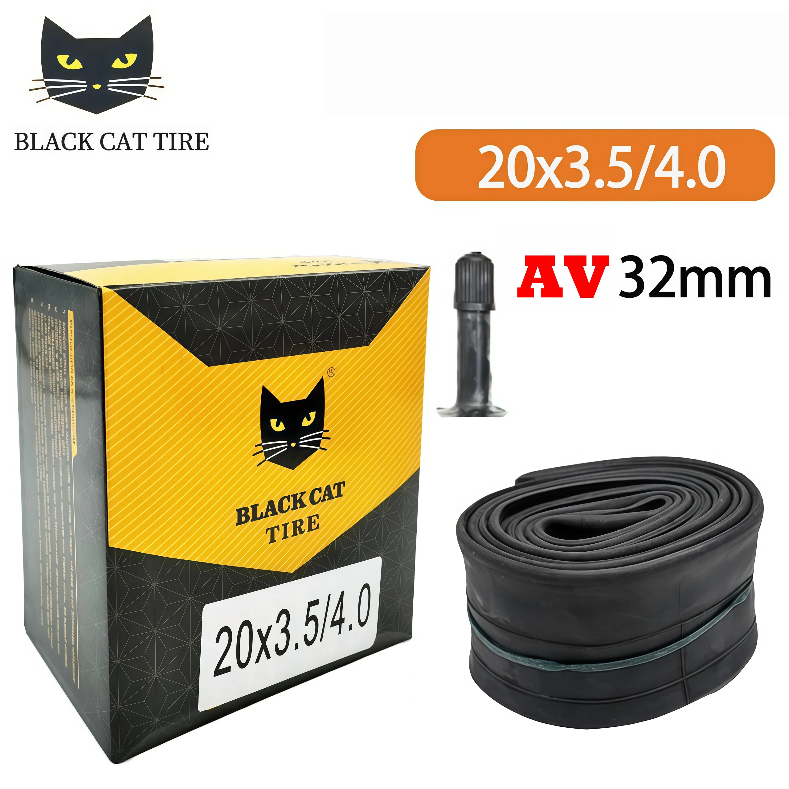 AliExpress NONE 1 Pack Fat Inner Tube 20x2.5/3.0 20x3.5/4.0 26x2.5/3.0 26x3.5/4.0 AV 32mm Mountain Bikes Road Bikes Electric Bicycle Tube