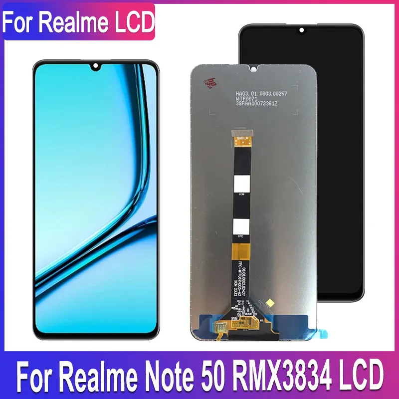 High Quality Display For Realme Note 50 RMX3834 LCD Display Touch Screen Digitizer Assembly Repair Replacement Part