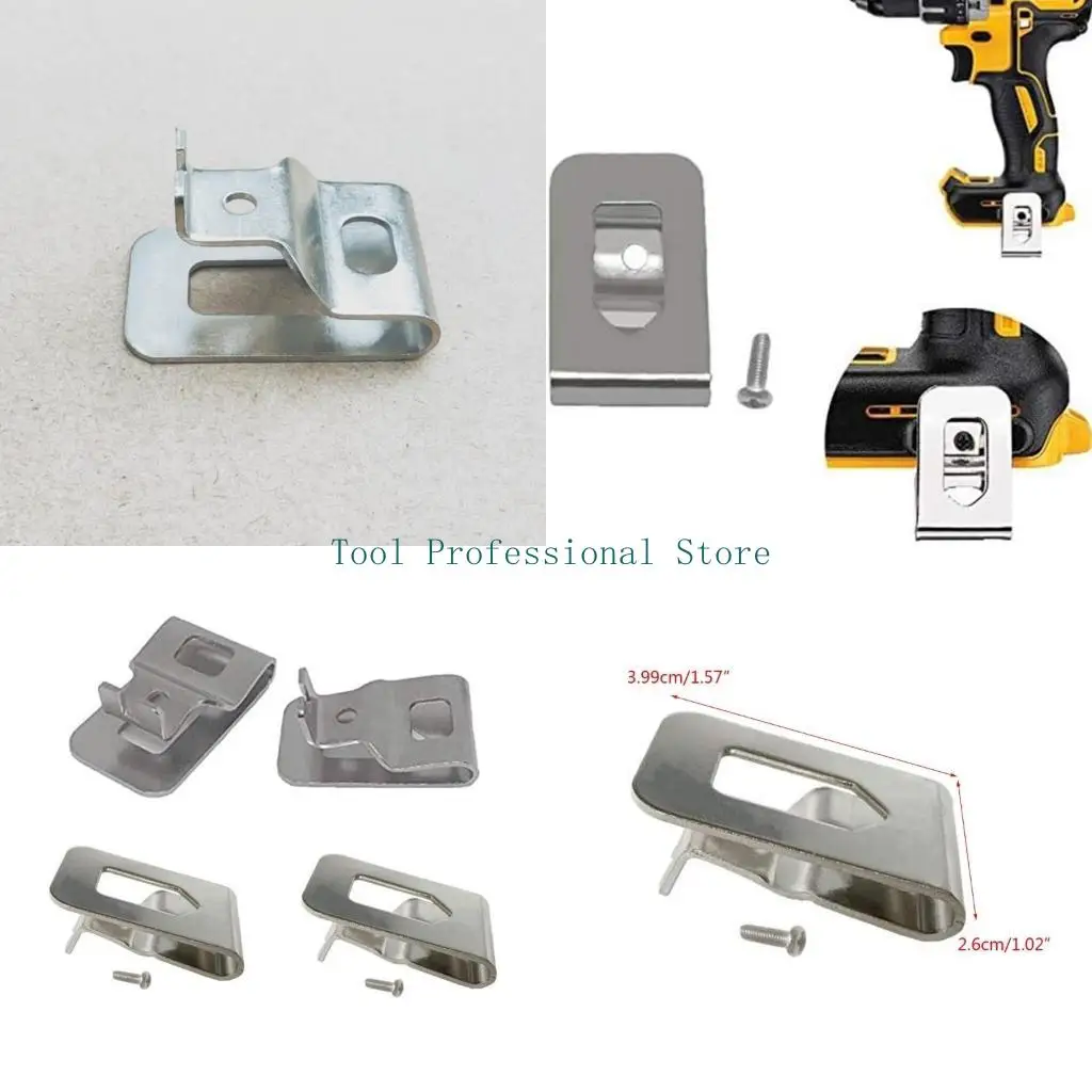 

57QF Belt Clip Hook 20V Cordless Drill Holder Perfect for DCD740C1 and DCF880HL2