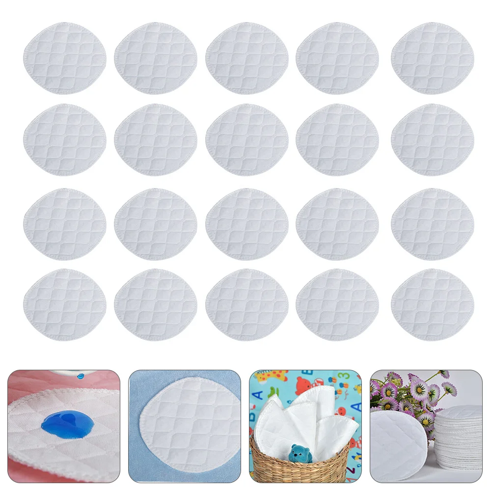

20pcs Breast Washable Anti-Leak Nursing Pads For Sore Nipples Reusable Milk Savers Comfortable Feeding Pads Mother Nursing