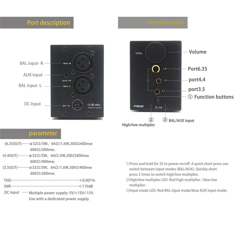

A37T-Headphone Amplifier HIFI Headphone Amplifier Headphone Amplifier 2700Mw Headphone Amplifier