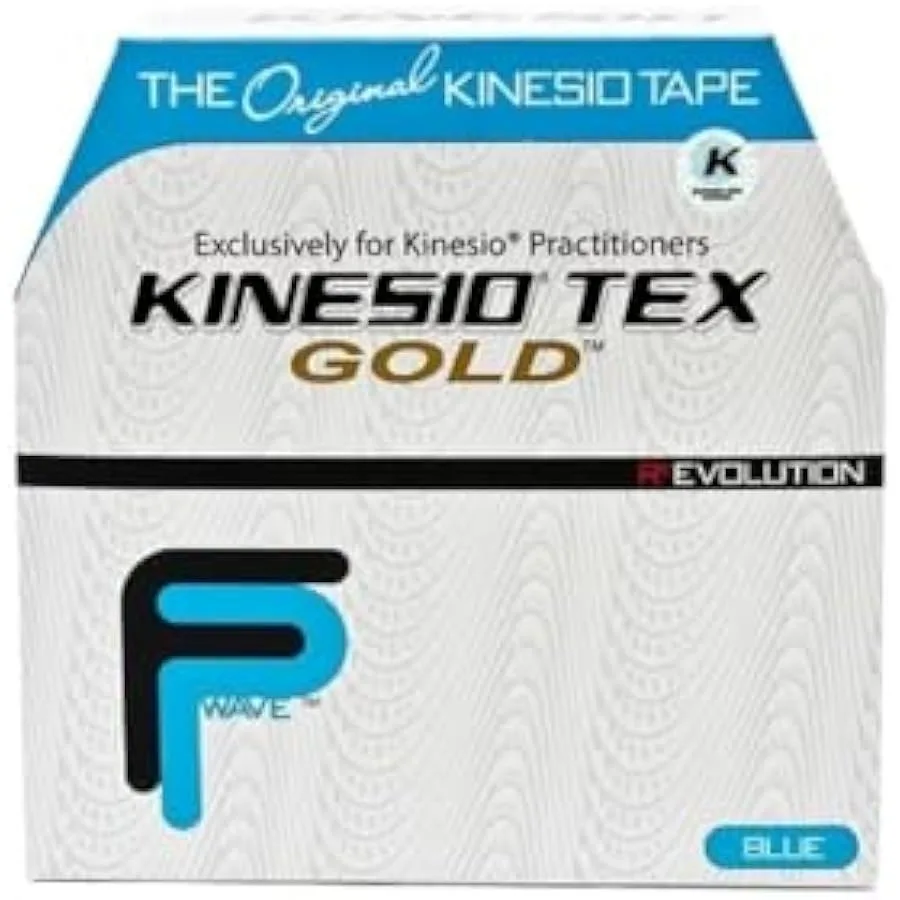 

Kinesio Taping - Elastic Therapeutic Athletic Tape Tex Gold FP - Bulk Roll - Blue 2 in. x 103 ft