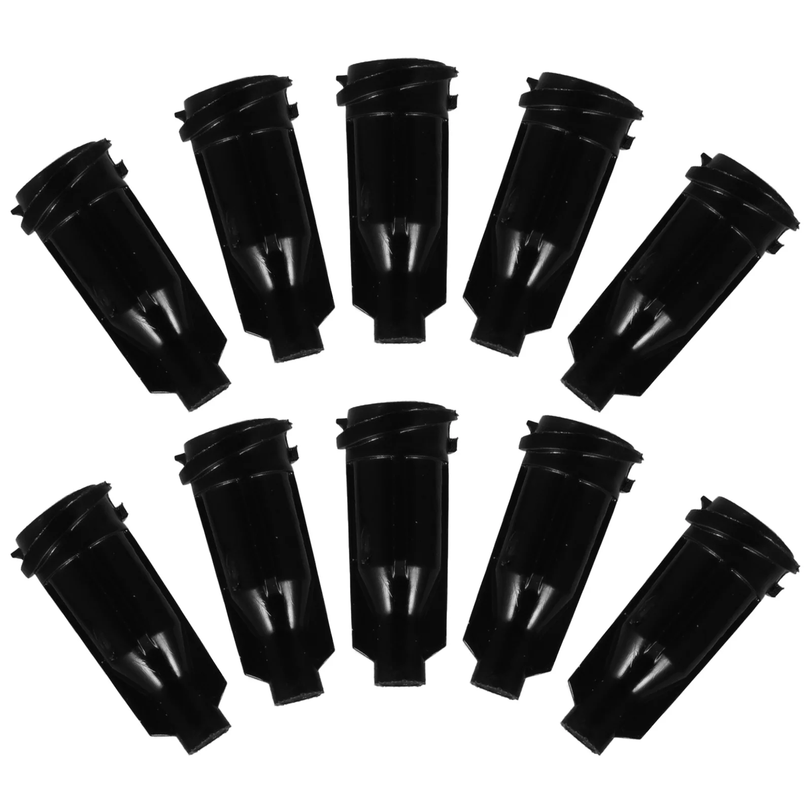 

100 Pcs Syringe Sealing Cap Dispensing Needle Screw Tip Applicator Plastic Replacement Luer Lock Bottle Precision Caps