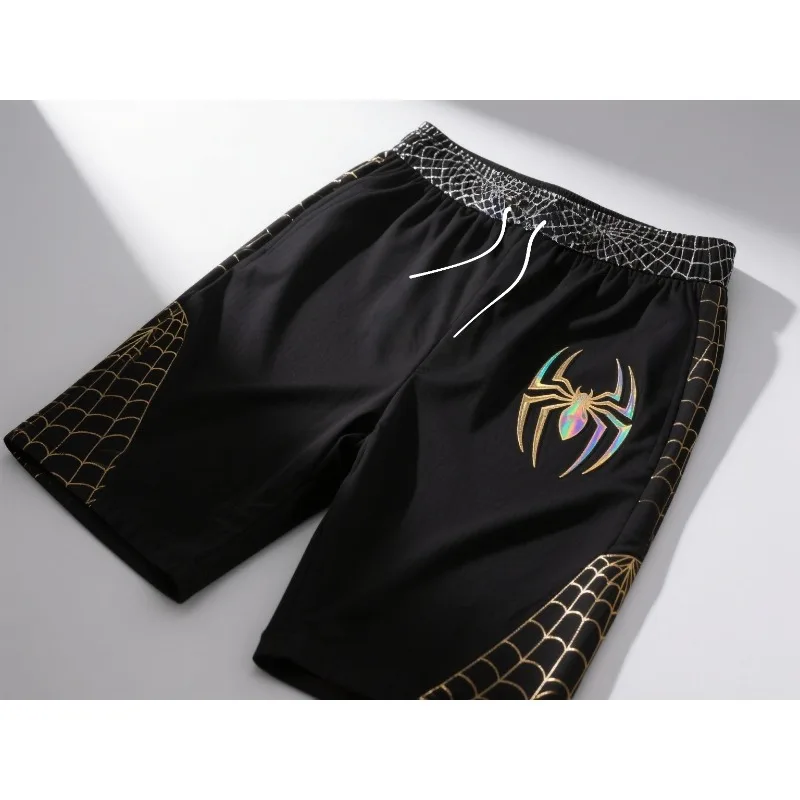 

MOTO-Summer Adult Casual Shorts: Spider - Man Holographic Print, Stylish & Premium