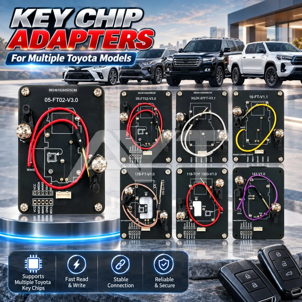 For Toyota Smart Remote Key Adapter MCKB05/07/16/99/118/143 Solder-Free Read Write Clone Tool For NXP Killer KD Xhorse