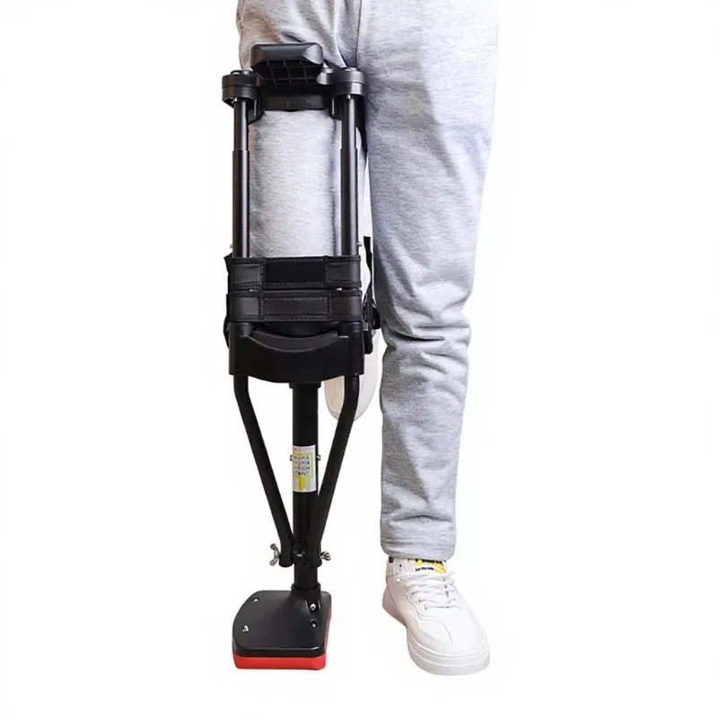 Height Adjustable Non‑Slip Free Hand Crutch Leg Support Walking Aid For Ankle Joint Injury Mobility Assist Walking Brace Device