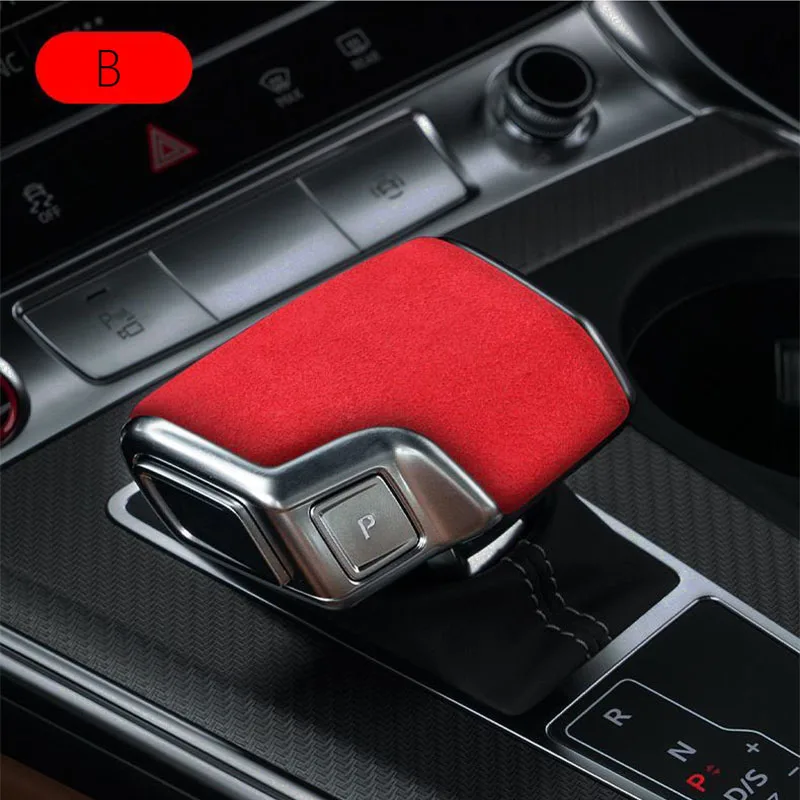 

Car Gear Shift Knob Cover Left Hand Driving For Audi A6L A7 Q​8 A​8L Q​7 2021-2024 Car Interior Accessories Auto