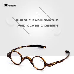 BEGREAT erkekler kadınlar okuma gözlüğü Ultralight gözlük yuvarlak küçük çerçeve mavi ışık engelleme TR90 gözlük очки дeyeglasses зееения