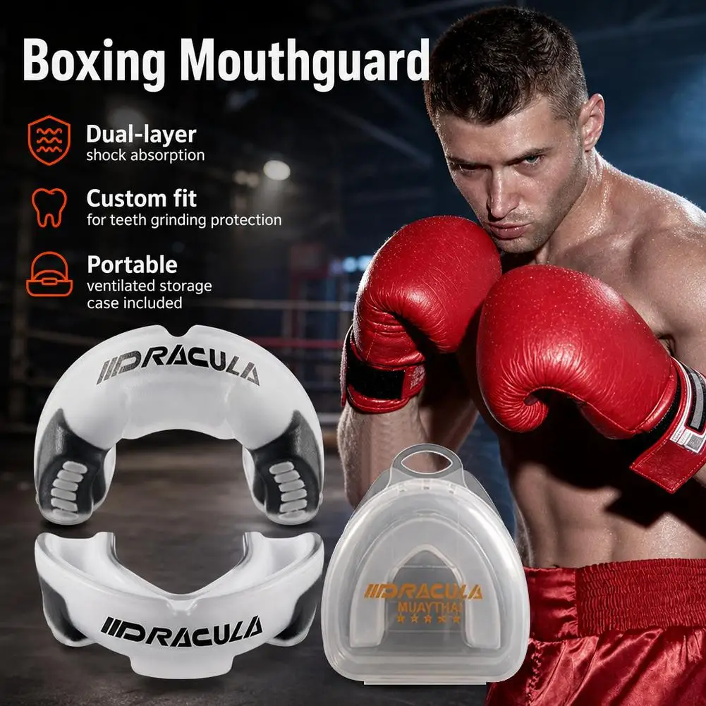 Filtered Sports Adult Sports Mouthguard Muay Thai Boxing Teeth Rugby Fight Training Protection Mma BracesFighting Mouth Guard