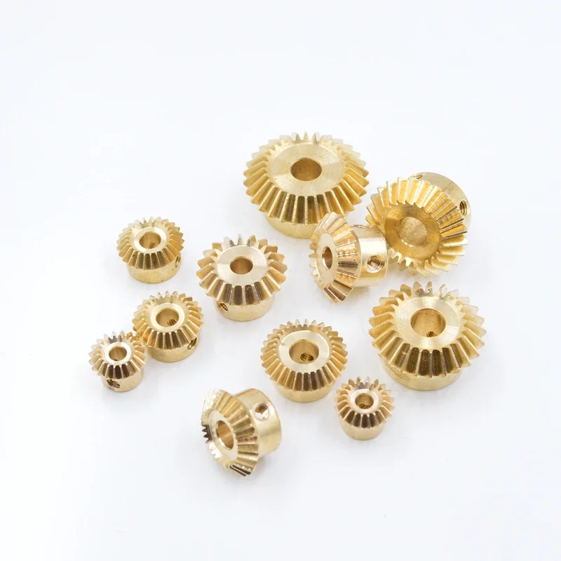 

1:1 Bevel Gear 0.5M 0.8M 1M 1.5M Steering Straight Tooth Equal Diameter Copper Bevel Gear