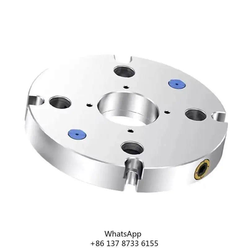 Robust Round ZPP TO9652-200 CNC Base Plate For 5 Axis Vices, Workholding Clamping