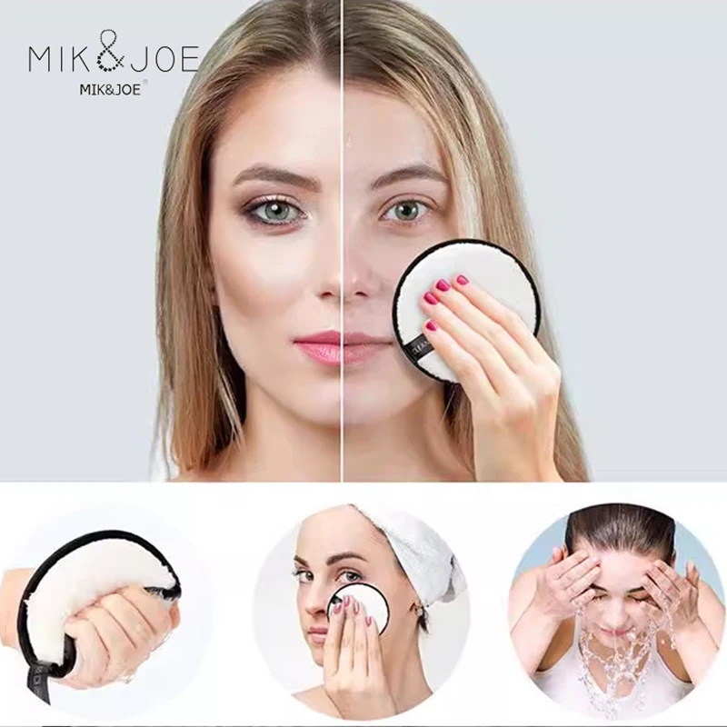 6PCS NEW Face Wash/ Makeup Remover Puff Suitable for Home Or Travel