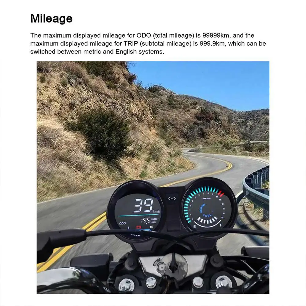 

South American motorcycle modified LCD meter CG150 for TITAN 150 electronic LED meter speed dial C0E5