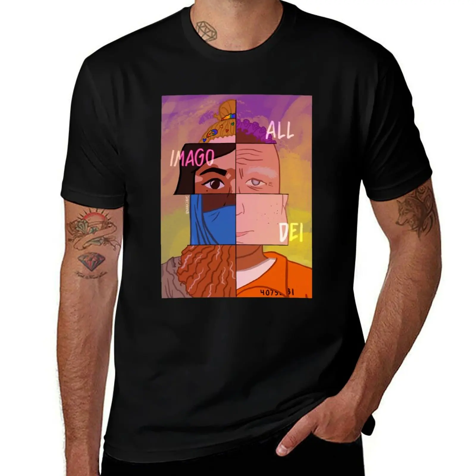 

All Imago Dei T-Shirt luxury t-shirt cute clothes T-shirts man tees Men's clothing
