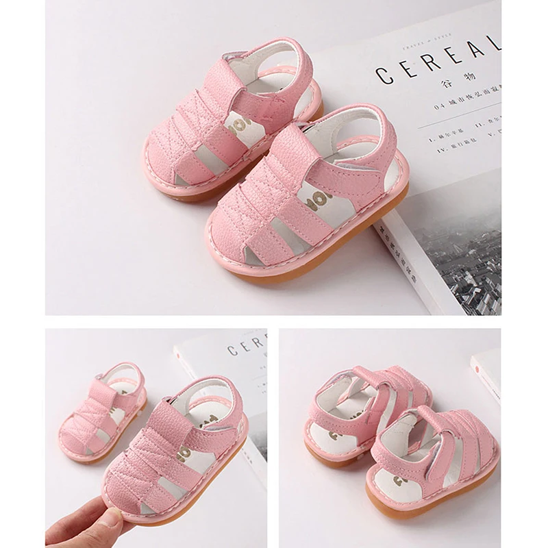 Baby Boys Girls Summer Sandals Non-Slip Outdoor Flats Toddler First Walker Shoes