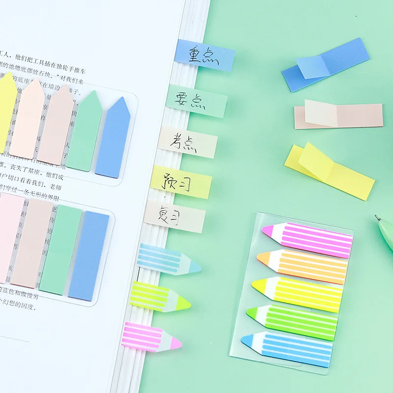 40-200 Stuks Multicolor Huisdier Plakkerig Beschrijfbare Indextabbladen Vlaggen Voor Pagina 'S Boek Markeringen Lezen Notitiestickers