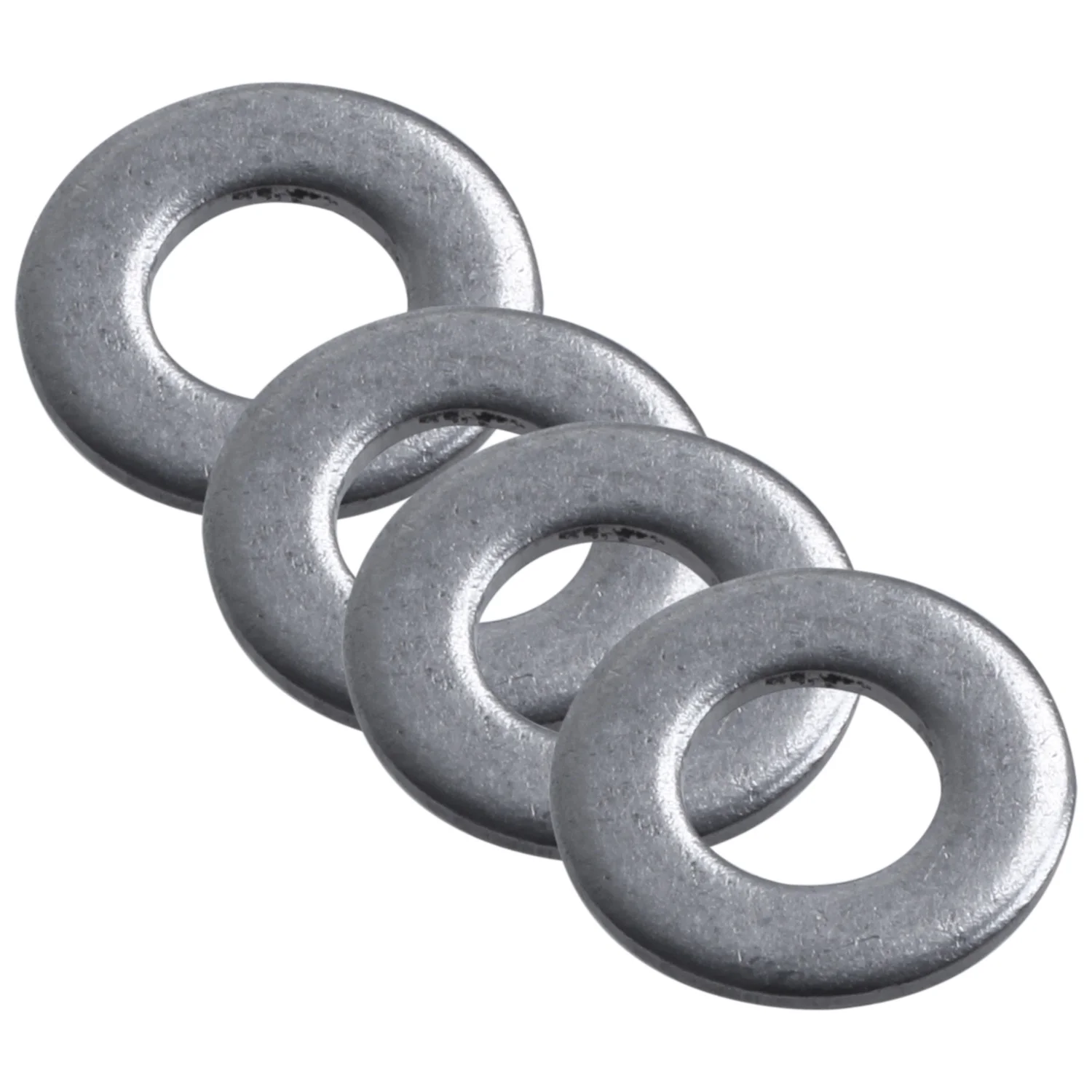 304 aço inoxidável Flat Washer, M3, 3mm, 100PCs