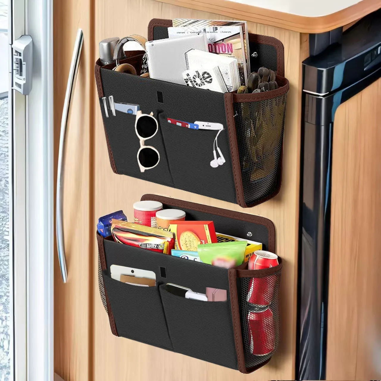 

Storage Hanging Bag Multifunctional Rv Door Organizer Storage Hanging Bag Wall-Mounted Storage Bag Multi-Purpose Fabric Rv