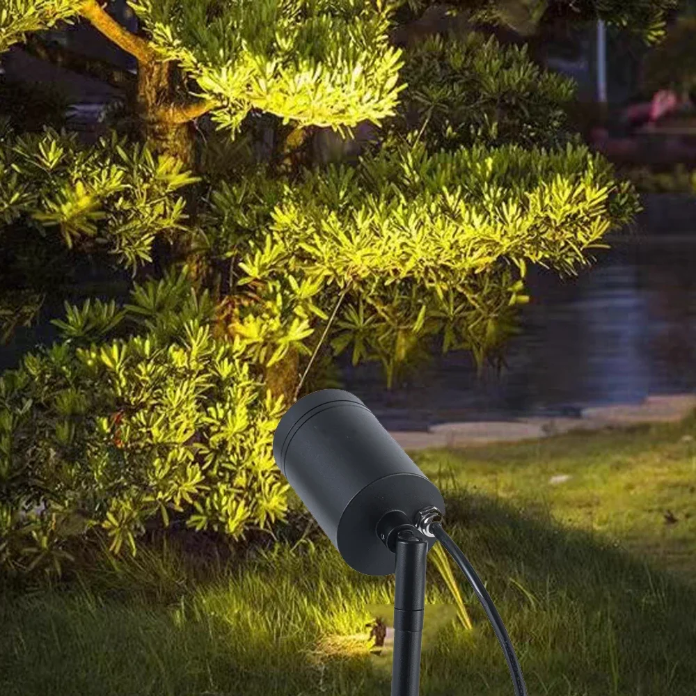 AC110V AC220V Led Landscape Lighting Small Lawn Lamp COB Spike Light Modern Yard Beautiful Fixture IP65