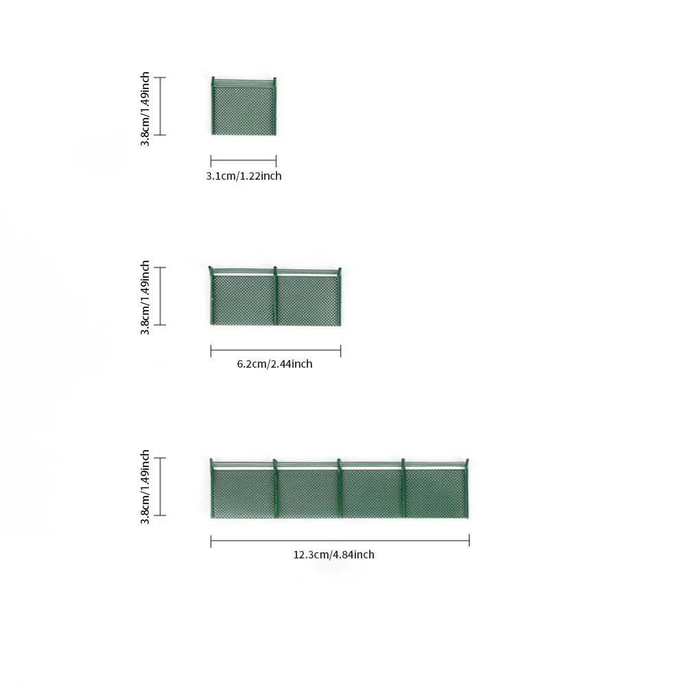 Recinzione in miniatura Modello Recinzione Barriere Rete per modello Recinzione da corsa Micro Paesaggio Recinzione Tavolo con sabbia Recinzione Accessori modello fai da te