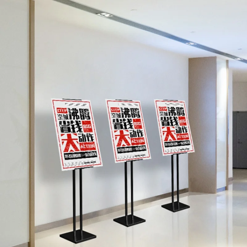 Custom, Adjustable Outdoor Windproof Promotional Sale Advertisement Poster BillBoard Display Stand Rack