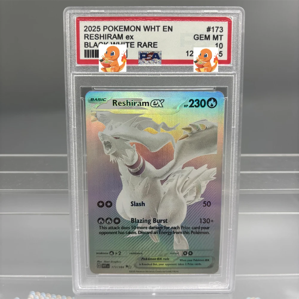 Diy 1 stks/set Pokemon PTCG PSA Mewtwo GX Seismitoad Self Control Verzamelen Handtekening Trading Flash Card Anime Cartoon Gift