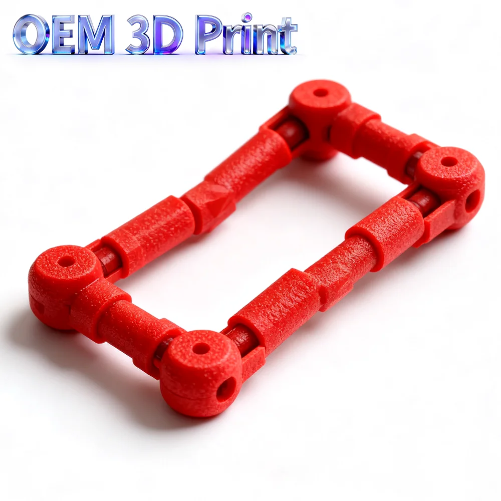 OEM 3D Printed Plastic Articulated Connecting Rod Multi-direction Joint Module Robot Mechanical Arm Movable Structure Custom
