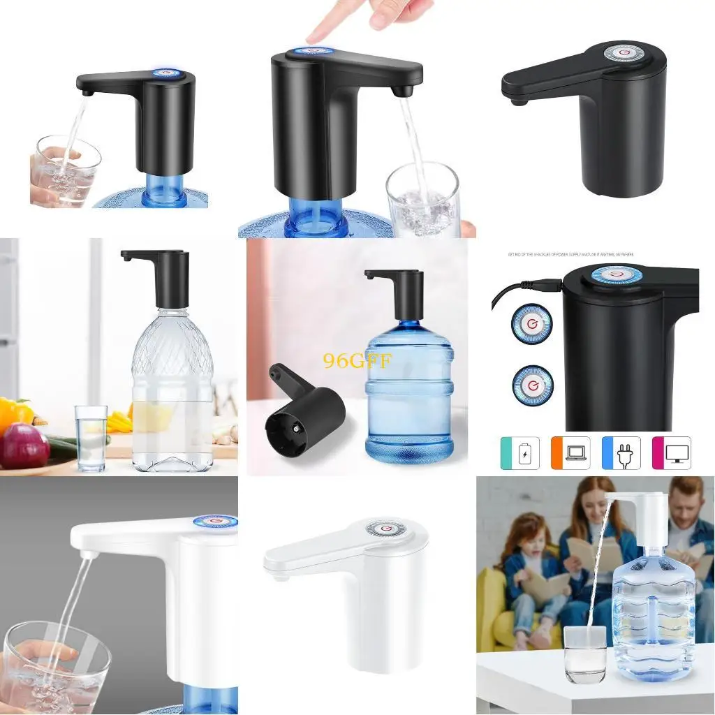 

96GF Автоматическое питьевое насос Электрический дозатор воды USB Перезаряжаемый насос для бутылки с водой для дома Universal