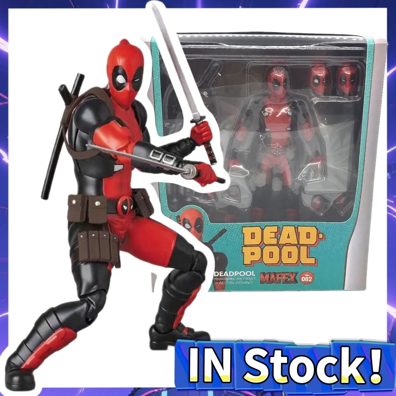 

Фигурка Дэдпула Mafex 082 X-Men, экшн-фигурка, комическая версия, статуя Дэдпула, коллекция кукол, орнамент, модель игрушки, подарки на день рождения